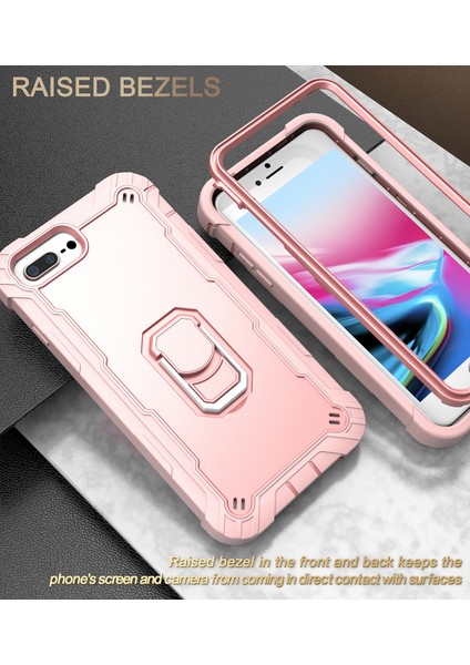 iPhone 7 Plus/8 Plus/6 Plus/6s Plus Için Shockproof Yerleşik Standlı Kılıf (Yurt Dışından)
