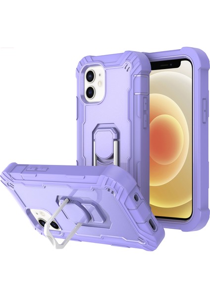 iPhone 12 Mini Için Shockproof Yerleşik Standlı Kılıf (Yurt Dışından)