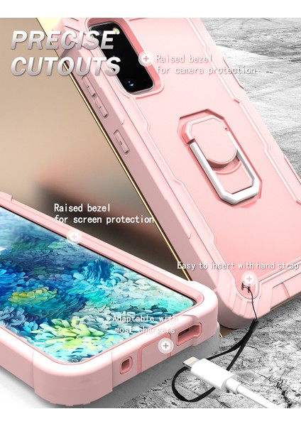 Samsung Galaxy S20 Fe Için Shockproof Yerleşik Standlı Kılıf (Yurt Dışından) fırsatları