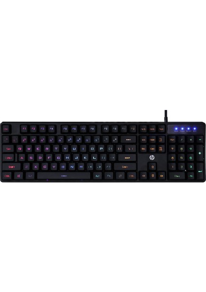 K300 Rgb Ledli Oyuncu Klavyesi Eu Siyah 4QM95AA