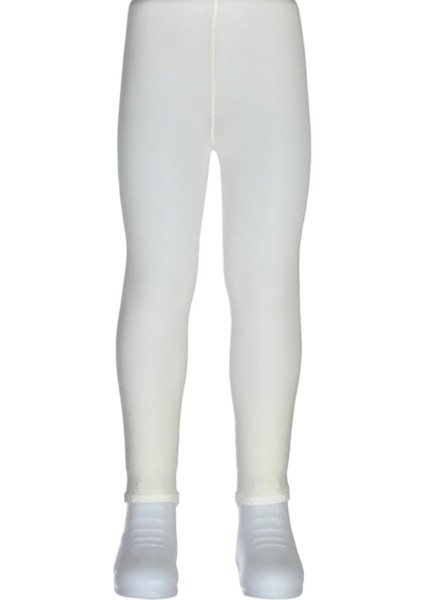 Bileği Dantelli Cotton Bebek Tayt