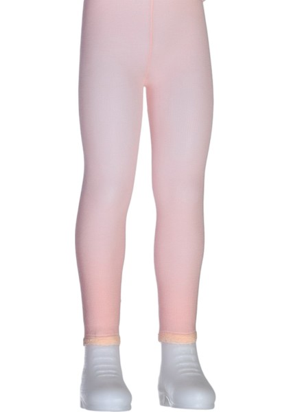Bileği Dantelli Cotton Bebek Tayt