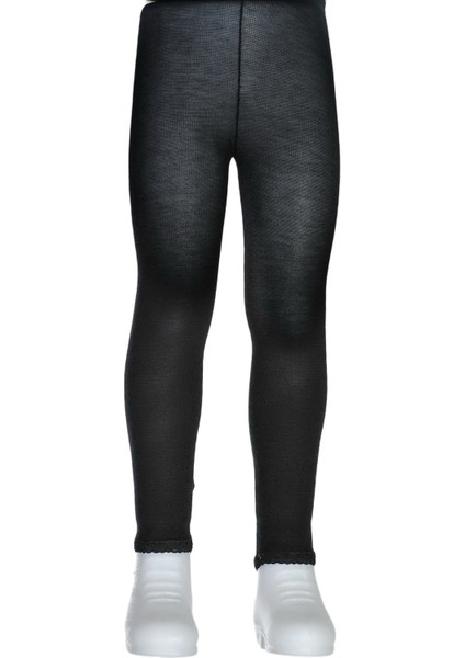 Bileği Dantelli Cotton Bebek Tayt