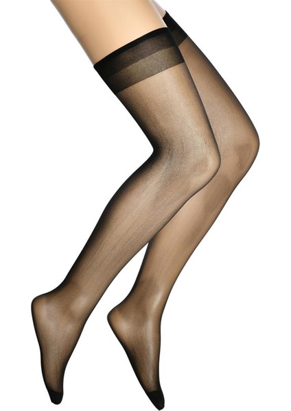 20 Denye Lastikli Dizüstü Kadın Çorap