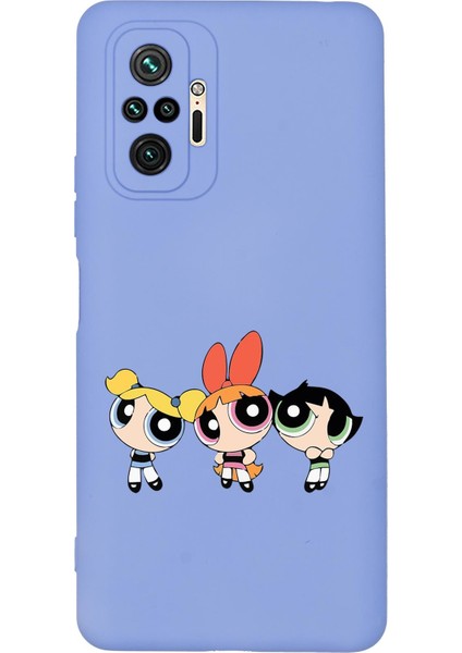 Redmi Note 10 Pro Max Powerpuff Girl Desenli Premium Silikonlu Telefon Kılıfı
