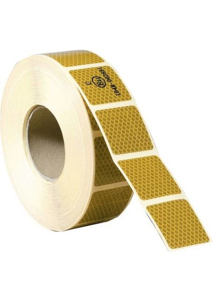 Tüvtürk Onaylı Reflektörlü Fosforlu Bant Ikaz Bandı Kesik 5 cm (Sarı)-5 Metre fiyatları