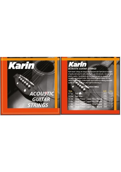 Strings K206 - Akustik Gitar Teli