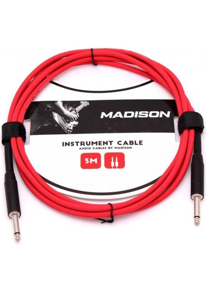 Gitar Kablosu 3 Metre- Kırmızı