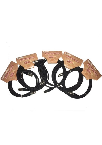 KO9723M - 3 Metre Xlr To Xlr Enstruman Kablosu