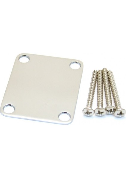 Neck Plate No Logo Chrome