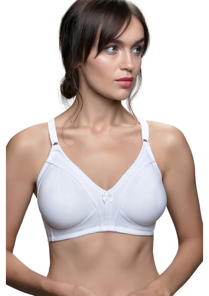 Penye Toparlayıcı Sütyen Minimizer Beyaz – 105B