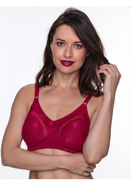 Cherry Toparlayıcı Sütyen Minimizer Bordo - 85B