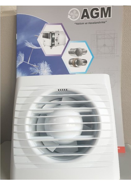 BAF100 Havalandırma Fanı 100 mm Boru Çapı 97 M3/h Güç 14 W Devir 2800