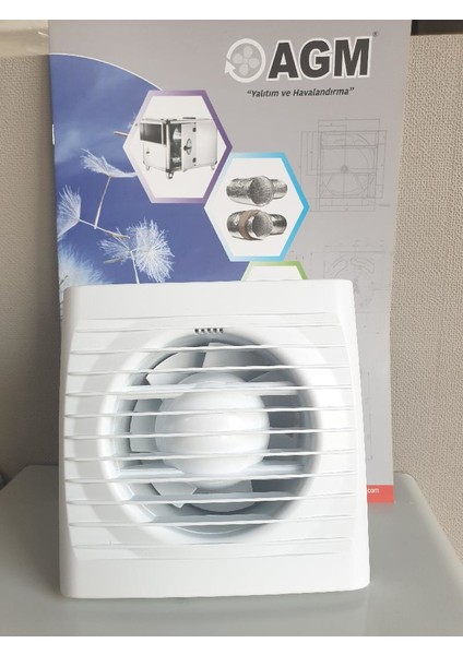 BAF100 Havalandırma Fanı 100 mm Boru Çapı 97 M3/h Güç 14 W Devir 2800