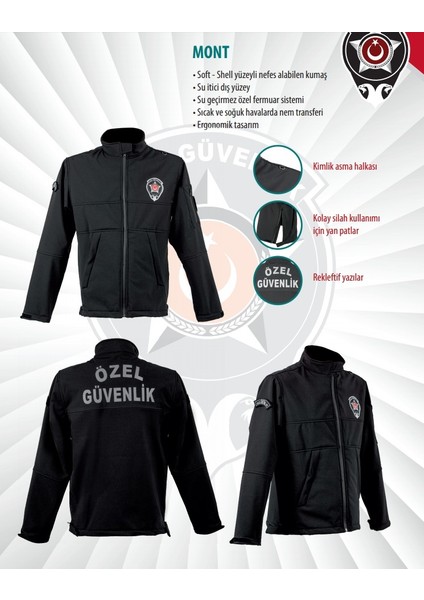 Kamu Özel Güvenlik Erkek Softshell Mont fırsatları