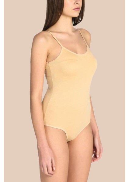 12 Adet Ten Renk Ip Askılı Çıtçıtlı Badi