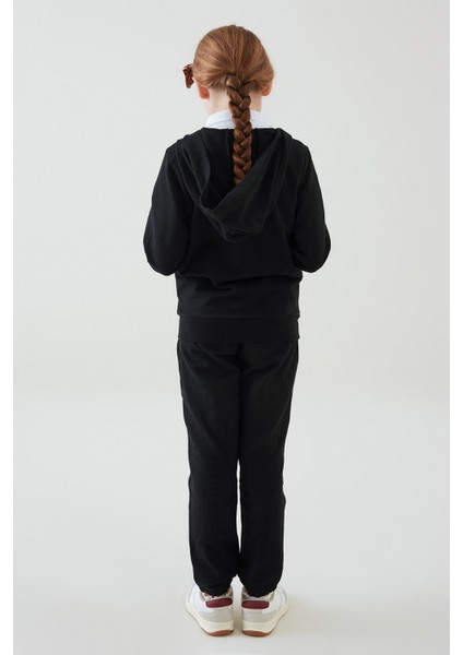 Siyah Unisex Hooded Sweatshirt indirimleri