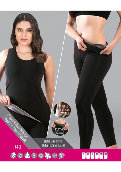 743 Termal Sauna Takım Siyah