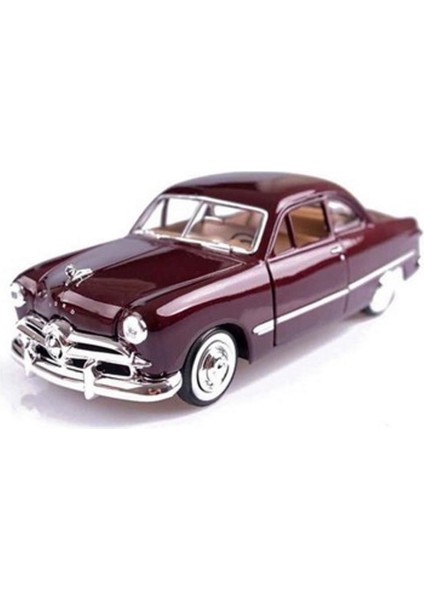 Motor Max 1:24 1949 Ford Coupe Diecast Model Araba Bordo