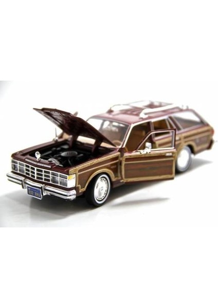 Motor Max 1979 Chysler Lebaron 1:24 Diecast Model Araba Kahverengi modelleri