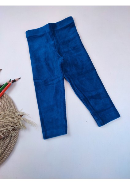 Timi Kadife Tayt 7-8 Yaş Turkuaz