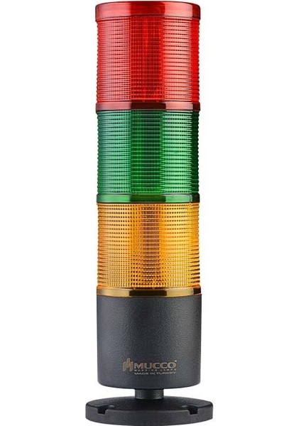 3 Katlı Sabit Buzzer Işıklı Kolon 24V Dc SNT-7024-SB3
