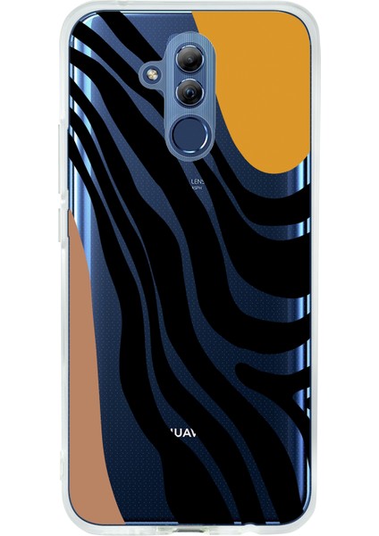 Huawei Mate 20 Lite Modern Art Premium Şeffaf Telefon Kılıfı