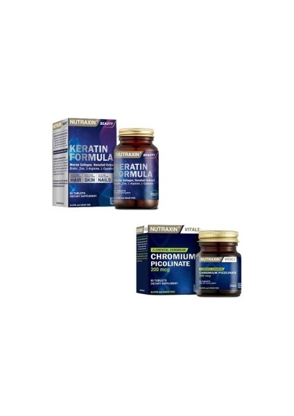 Keratin Formula 60 T.+ Krom Minerali 200mcg