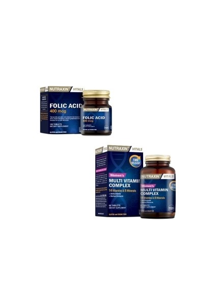 Folik Asit 400 Mcg + Multivitamin&Mineral Complex 60 Tablet
