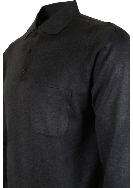 Erkek Füme Kazak Polo Yaka Yünlü Klasik Normal Kesim RAR00646 modelleri