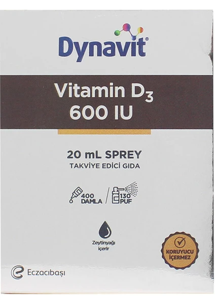 Vitamin D3 600 Iu 20 ml