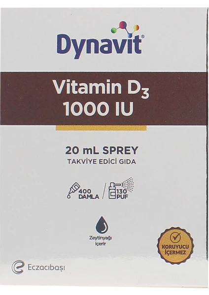 Vitamin D3 1000 Iu 20 ml