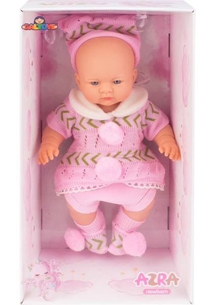 Galtoys Azra Bebek Pembe Yeşil Triko Elbise GLT1127/B
