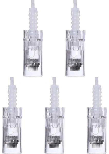 12 Pin Dermapen Iğnesi 5 Adet Mym N2 A6 M5 M7 E30 Modelleri Için Soketli Model Dermapen Iğnesi