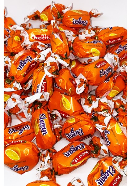 Portakallı Şeker Bayram Şekeri İkramlık Şeker 250 gr
