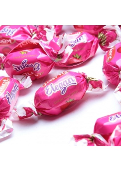 Elegan Çilek Dolgulu Şeker İkramlık Şeker 250 gr
