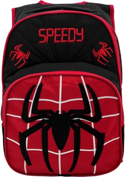 Speedy Örümcek Nakışlı Ilk Okul Çantası Beslenme Çantası 2018 modelleri