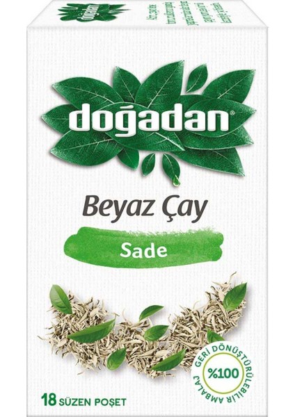Bitki Çayı Beyaz Çay Sade 18'li