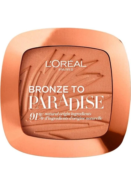 L'Oréal Paris Loreal Paris Bronze to Paradise Mat Bronzlaştırıcı Pudra 02 Baby One More Tan