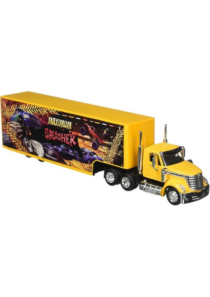 Sarı International Lonestar Konteynerli Tır 1/43 Ölçek