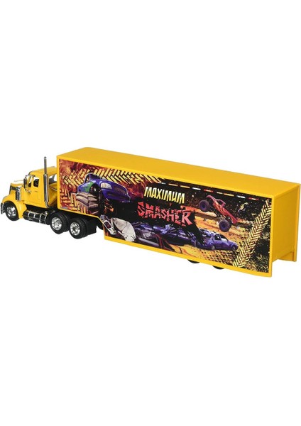 Sarı International Lonestar Konteynerli Tır 1/43 Ölçek