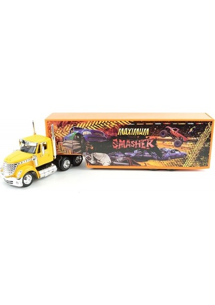 Sarı International Lonestar Konteynerli Tır 1/43 Ölçek