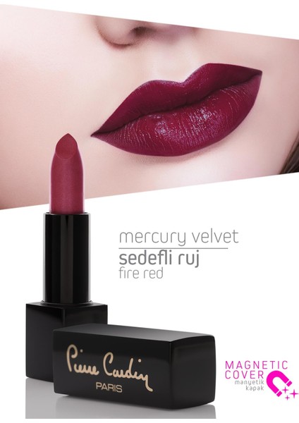 Mercury Velvet Lipstick - Fire Red - 167 modelleri