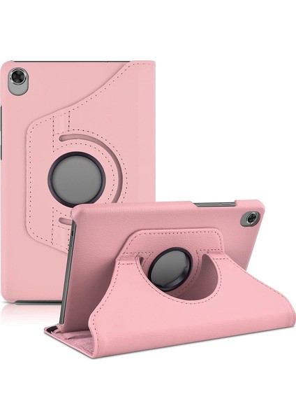Lenovo Tab M8 Hd TB-8505F 360 Derece Dönen Standlı Deri Kılıf + Nano Cam Ekran Koruyucu