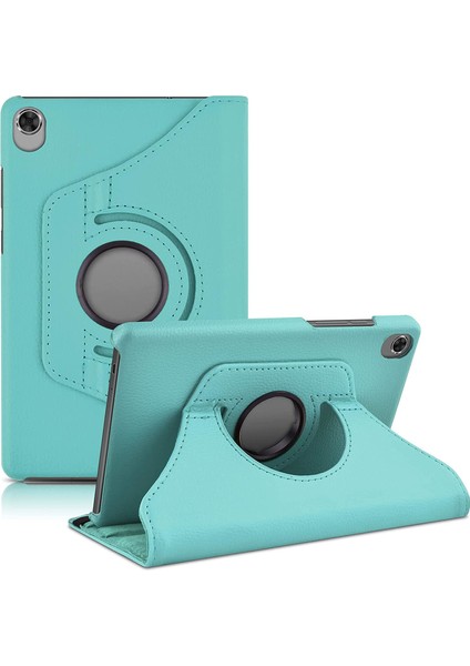 Lenovo Tab M8 Hd TB-8505F 360 Derece Dönen Standlı Deri Kılıf + Nano Cam Ekran Koruyucu