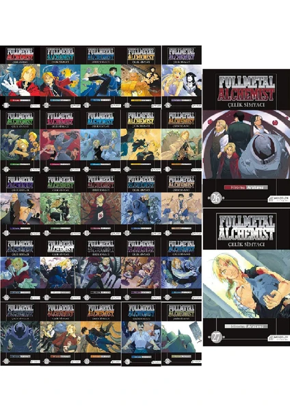 Fullmetal Alchemist (Çelik Simyacı) Eksiksiz Manga Seti - 27 Kitap - Hiromu Arakawa