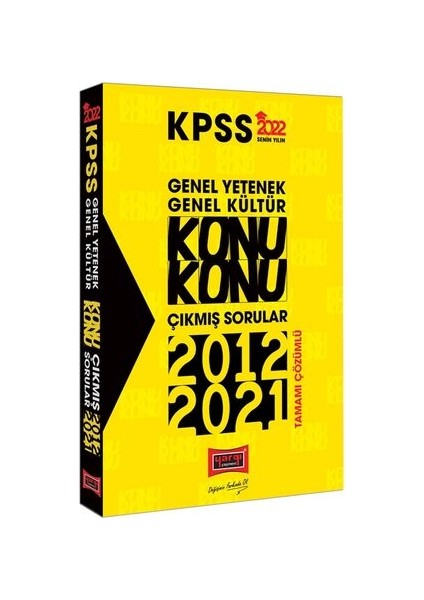 KPSS 2022 Genel Yetenek Genel Kültür Konu Konu Tamamı Çözümlü Çıkmış Sorular
