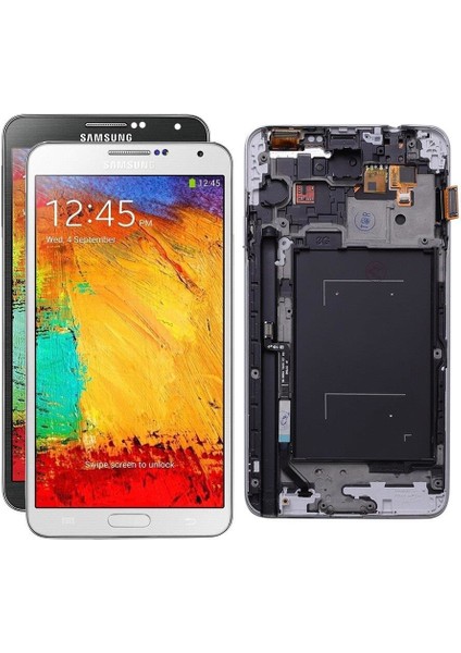 Samsung Galaxy Note 3 Neo N7505 LCD Ekran Dokunmatik Cam Revize Siyah