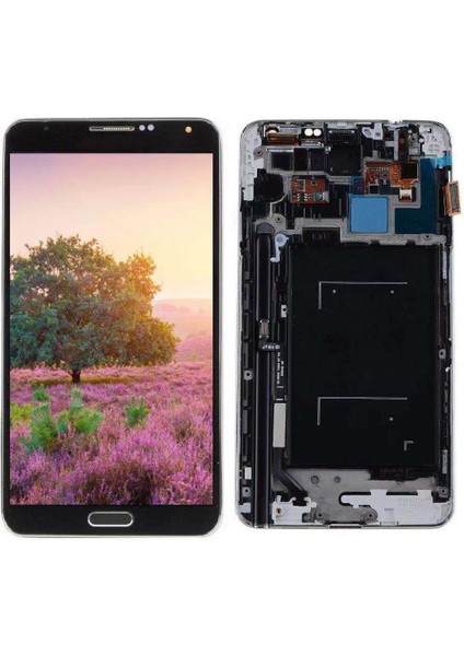 Samsung Galaxy Note 3 Neo N7505 LCD Ekran Dokunmatik Cam Revize Siyah