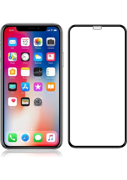 Iphone 8 6d Kavisli Tam Kaplayan Temperli Kırılmaz Cam Ekran Koruyucu